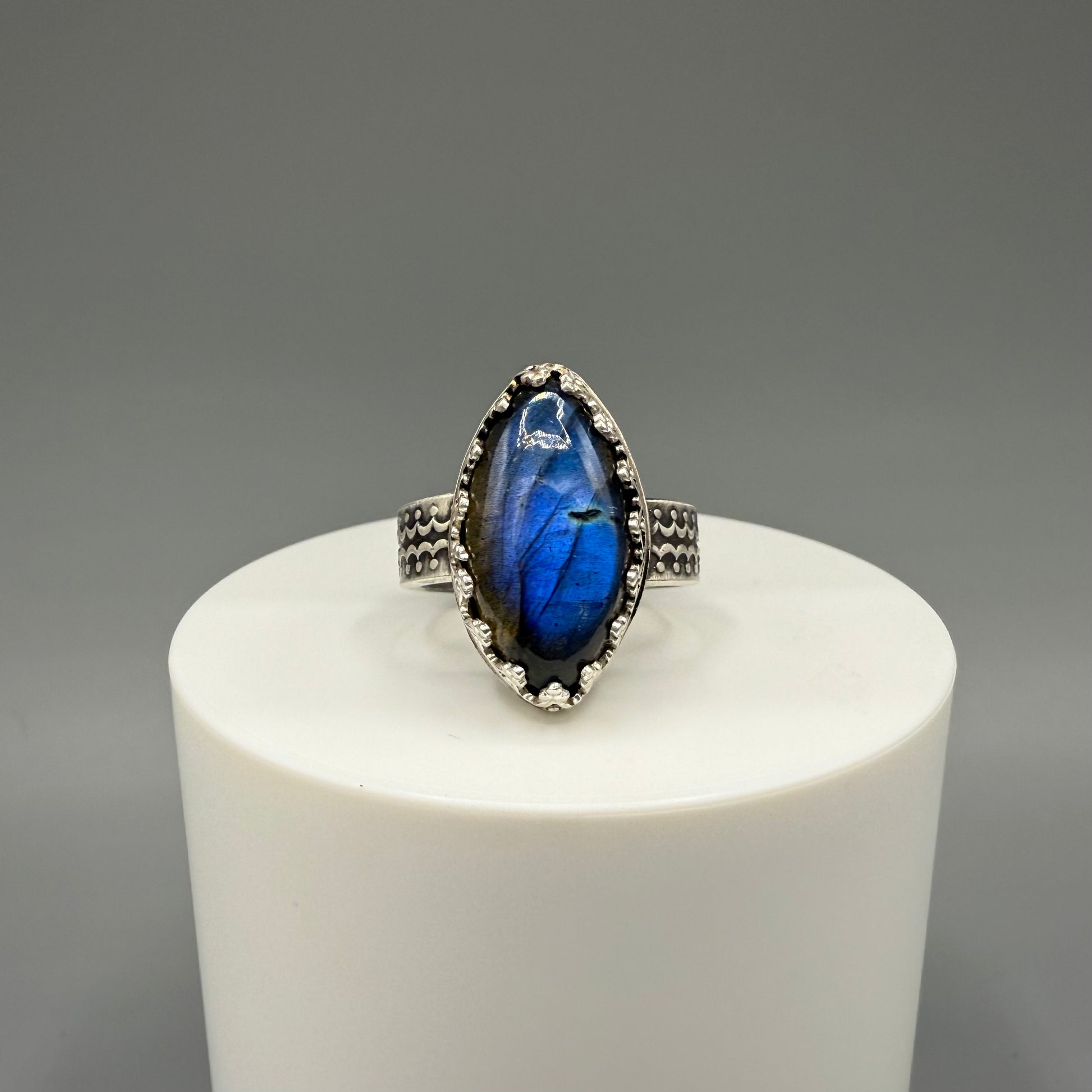 Labradorite Sterling Silver Ring