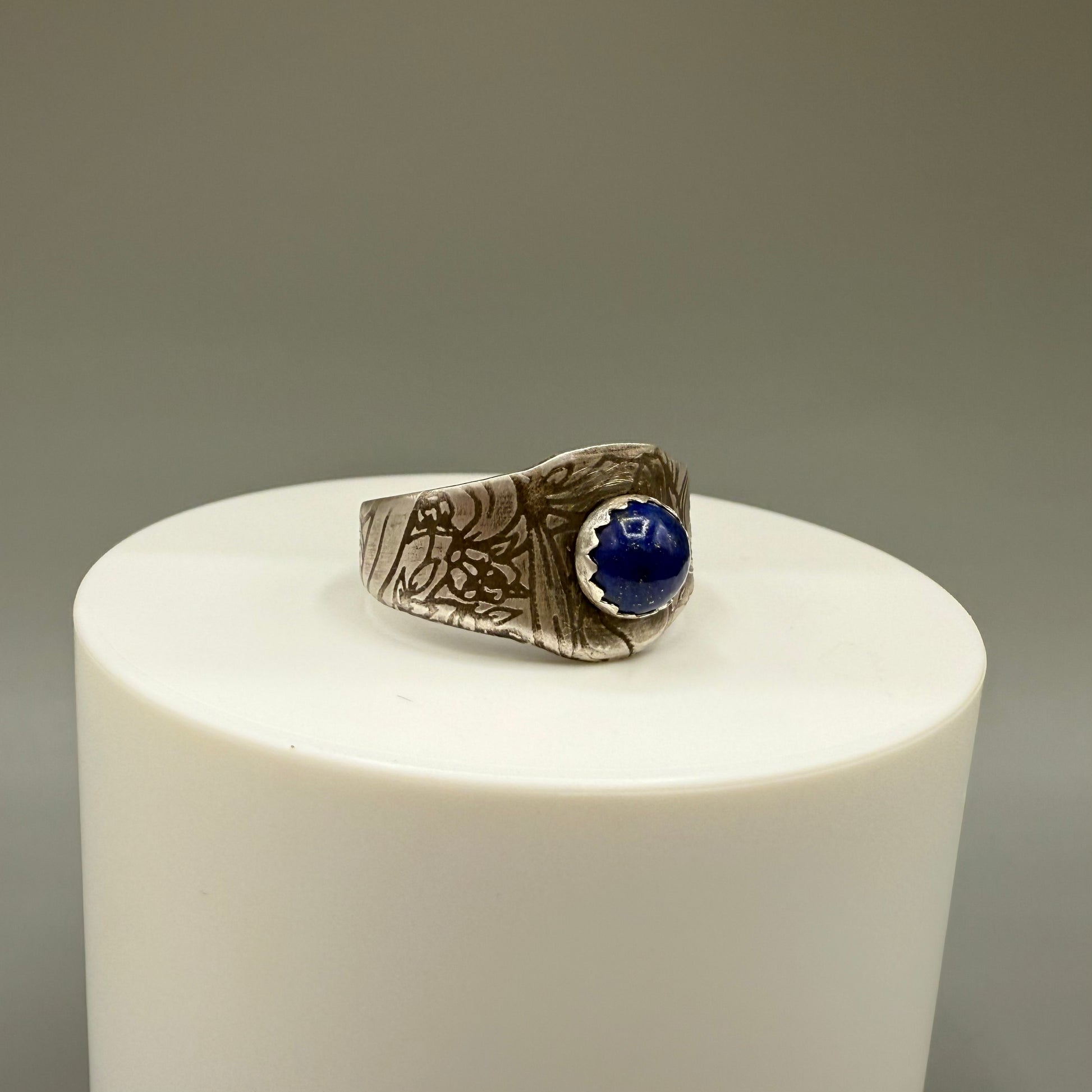 Denim Lapis Sterling Silver Ring