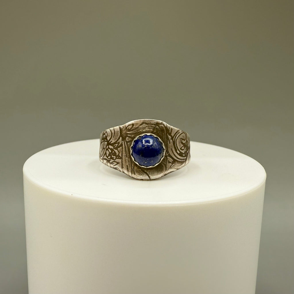 Denim Lapis Sterling Silver Ring
