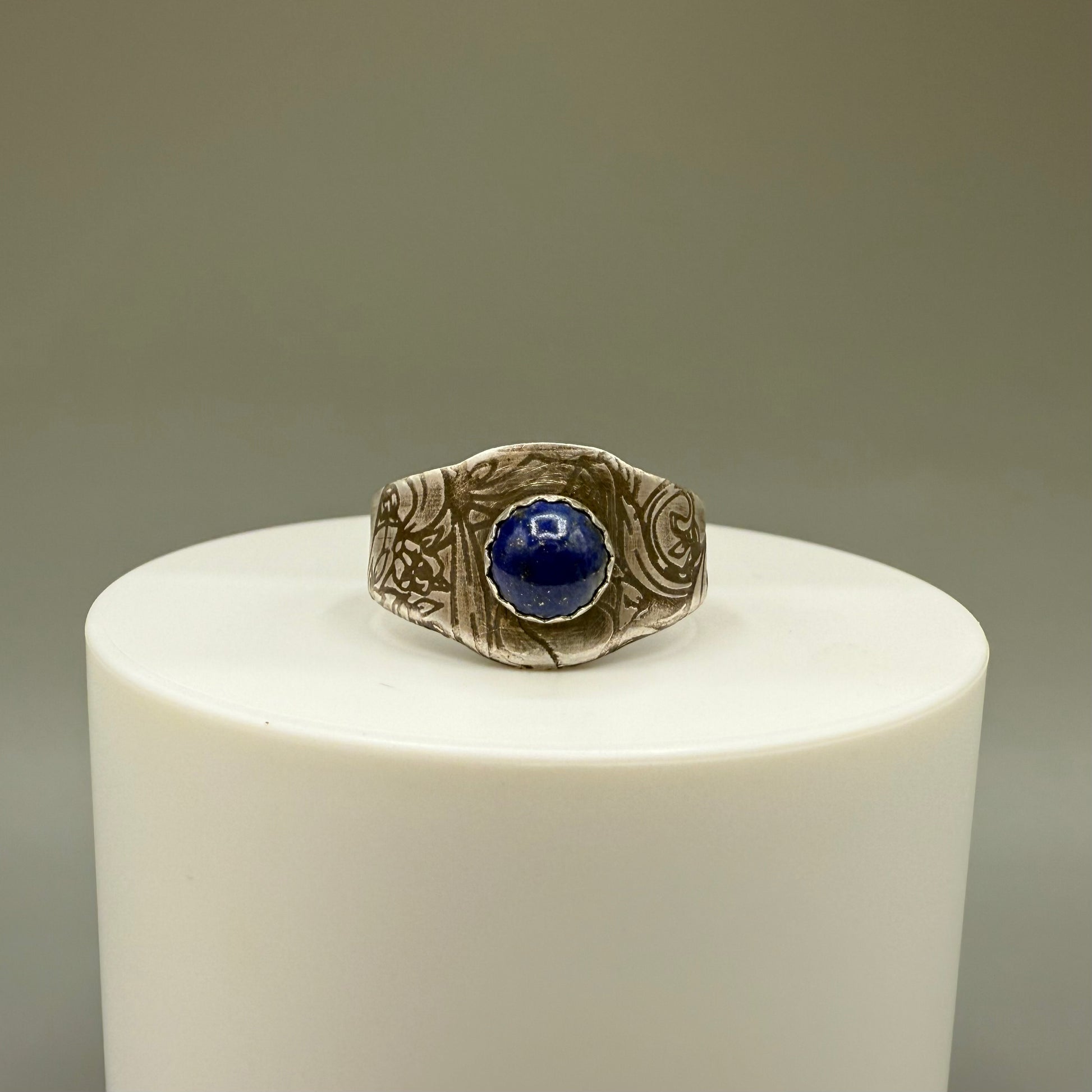 Denim Lapis Sterling Silver Ring