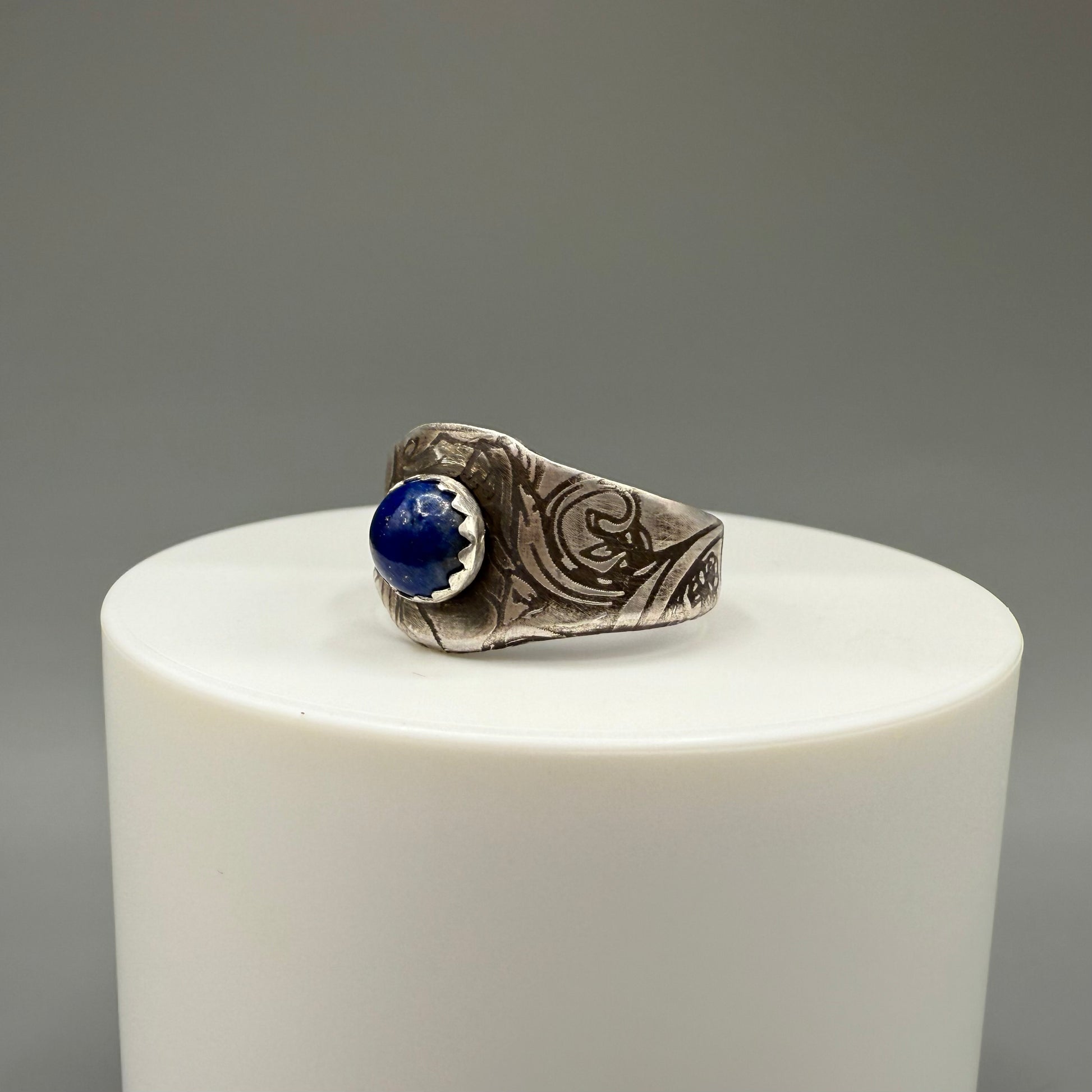 Denim Lapis Sterling Silver Ring
