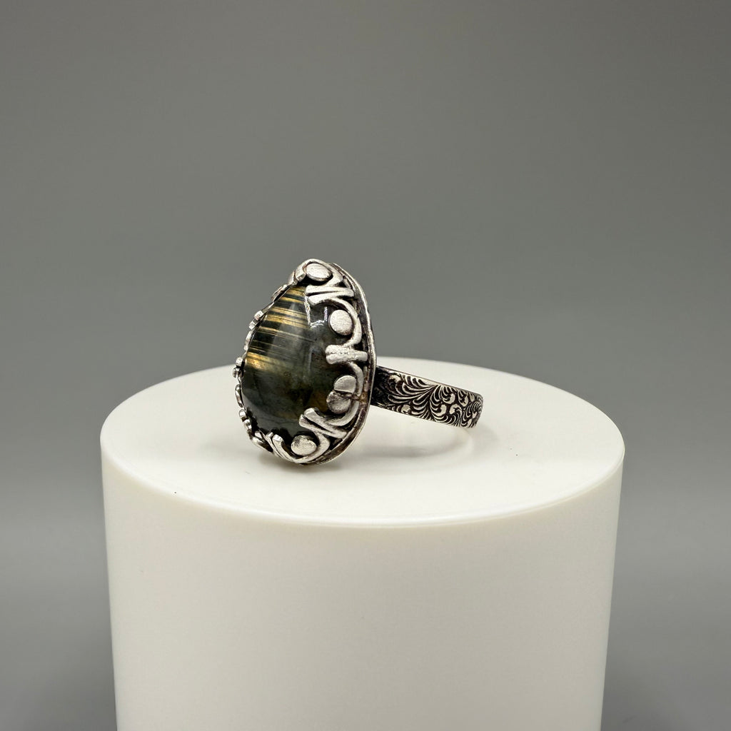 Labradorite Sterling Silver Ring