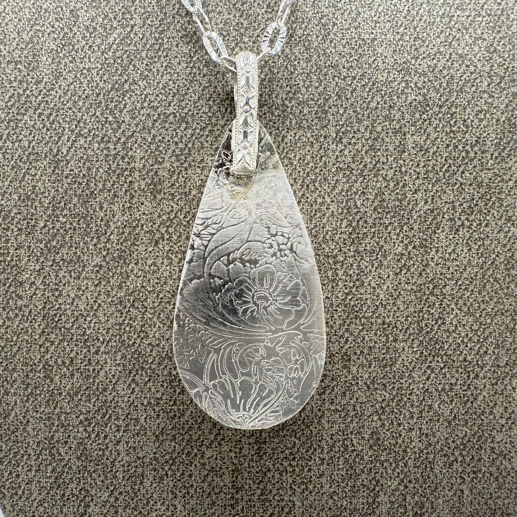 Charoite Sterling Silver Necklace