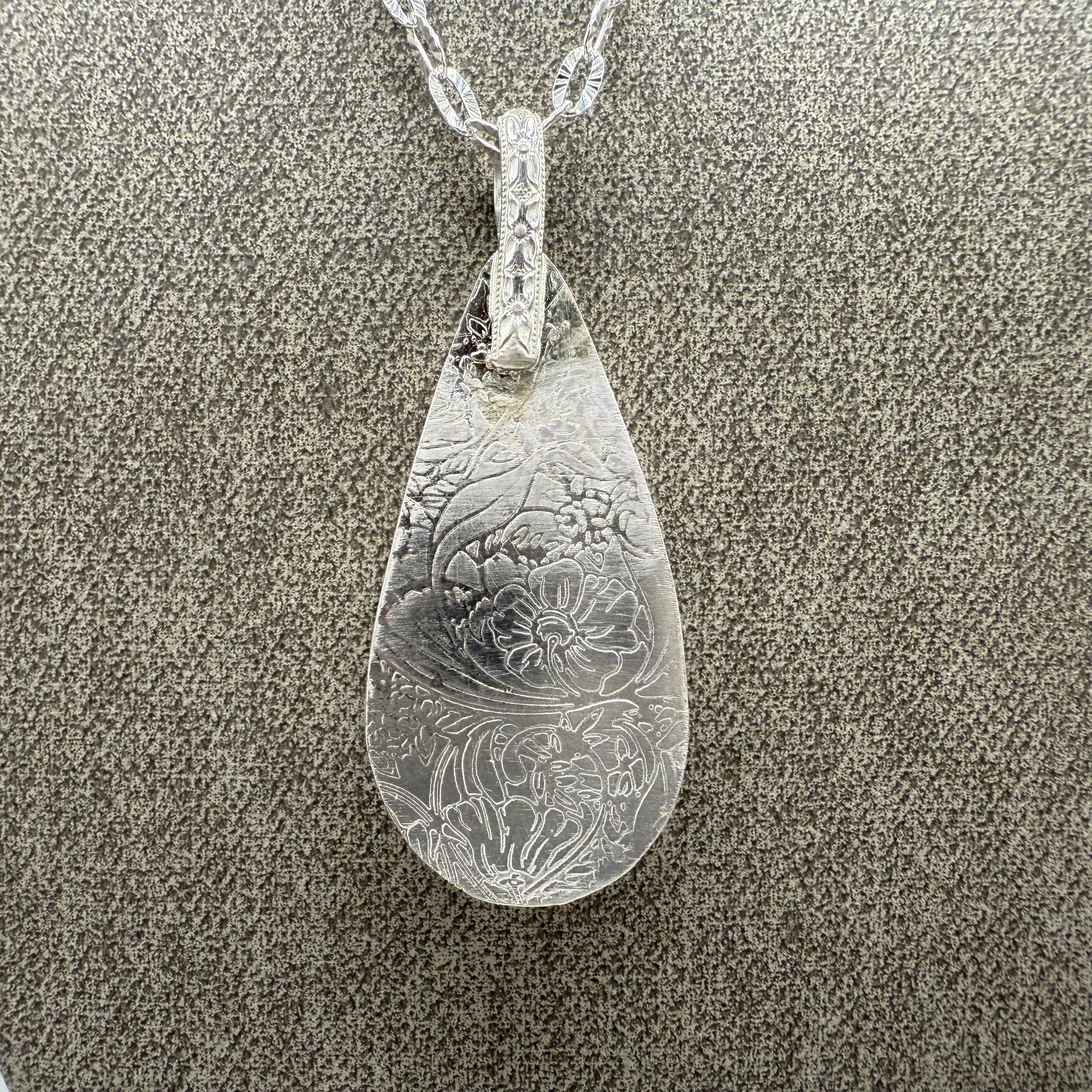 Charoite Sterling Silver Necklace
