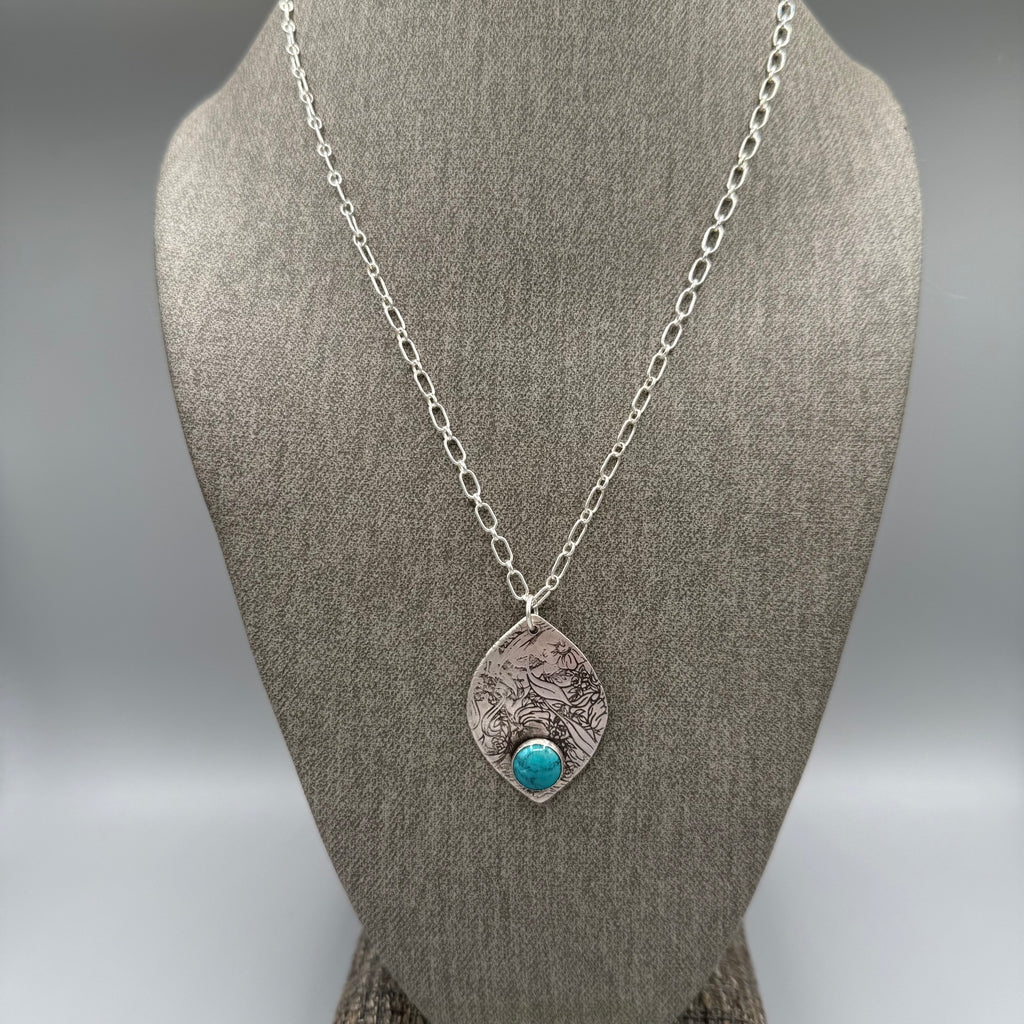 Turquoise Sterling Silver Necklace