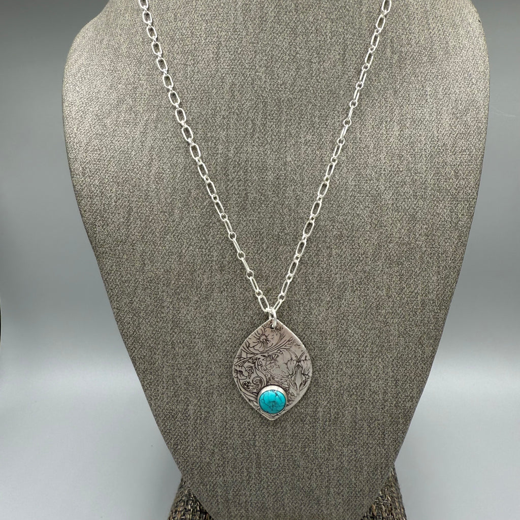 Turquoise Sterling Silver Necklace