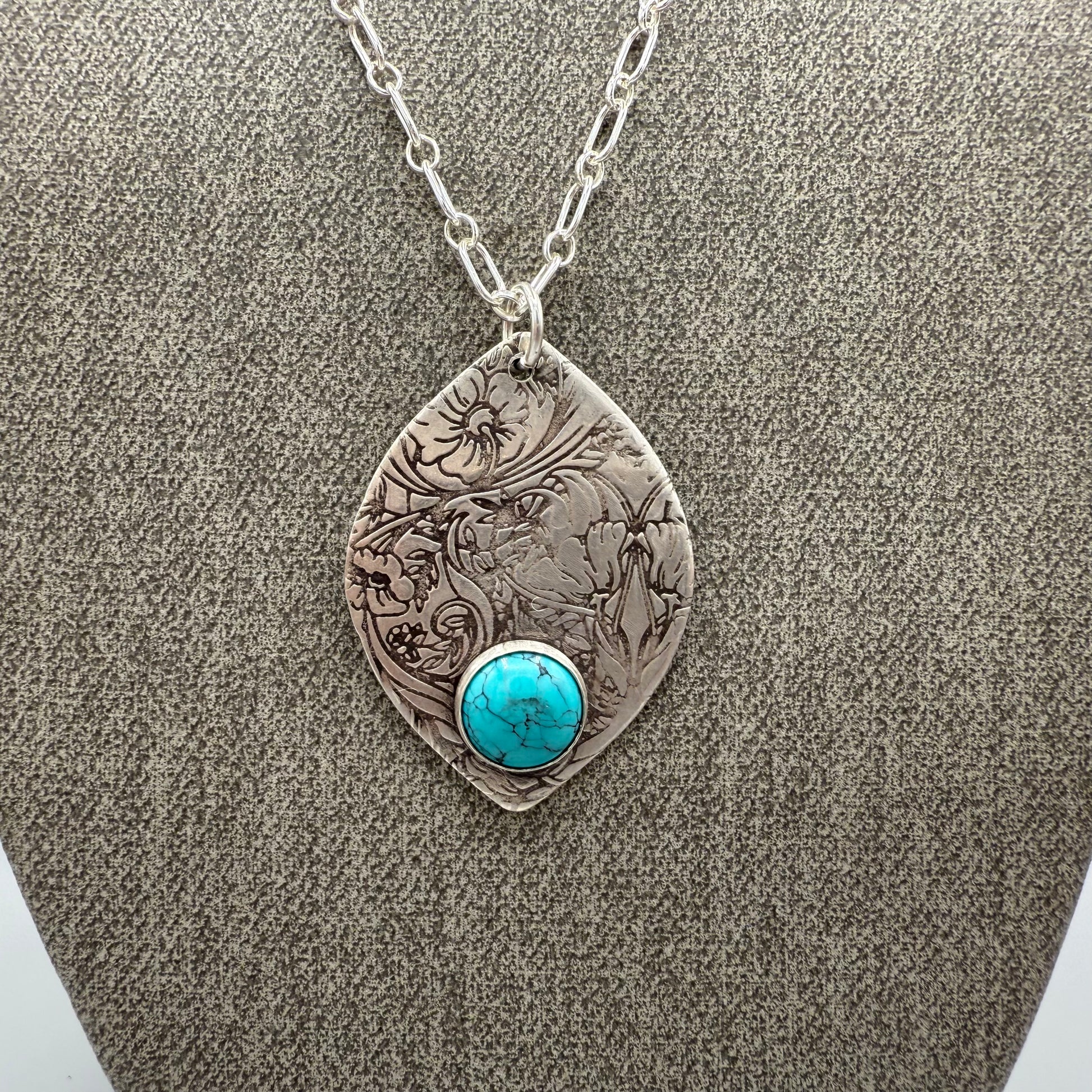 Turquoise Sterling Silver Necklace
