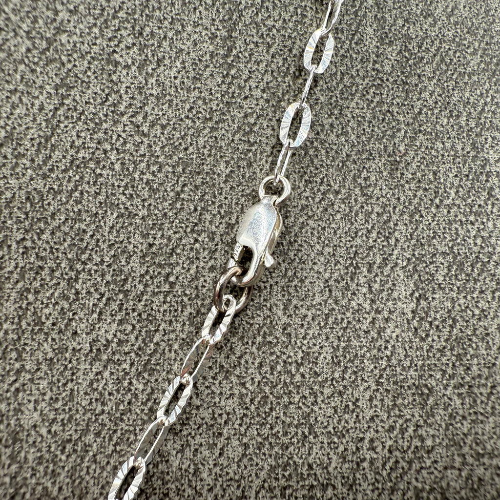 Rose Quartz Sterling Silver Necklace