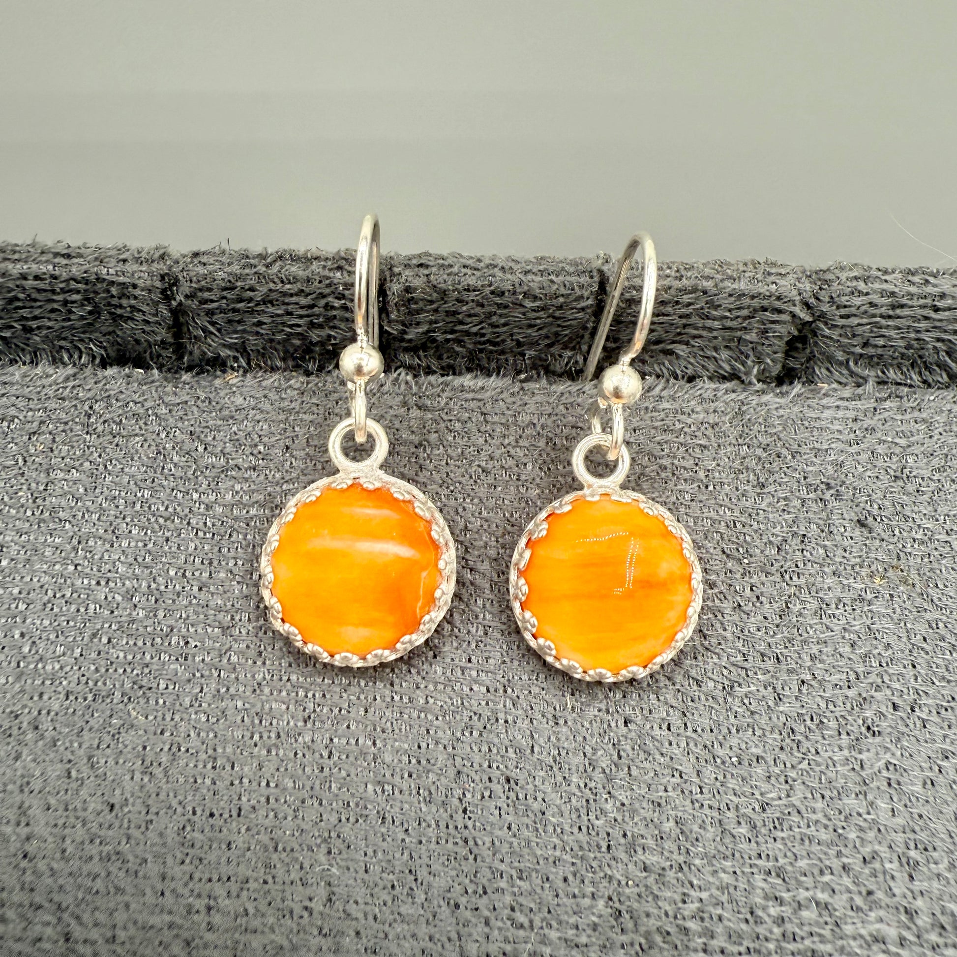 Spiny Oyster Sterling Silver Earrings