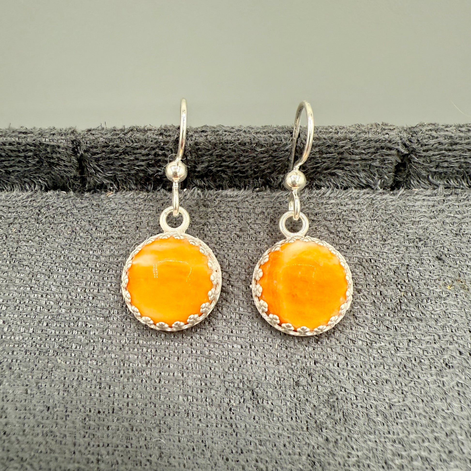 Spiny Oyster Sterling Silver Earrings