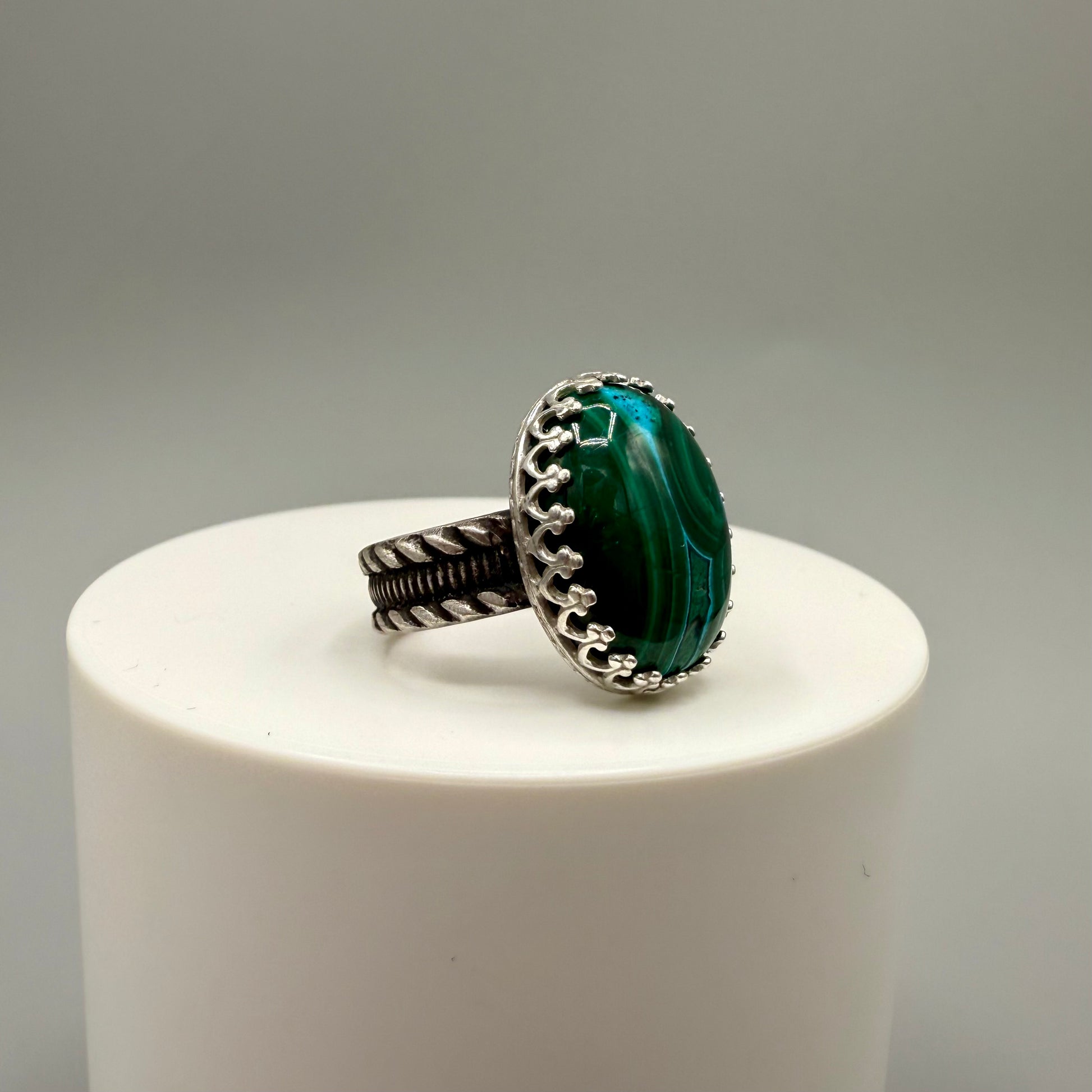 Chrysocolla Sterling Silver Ring