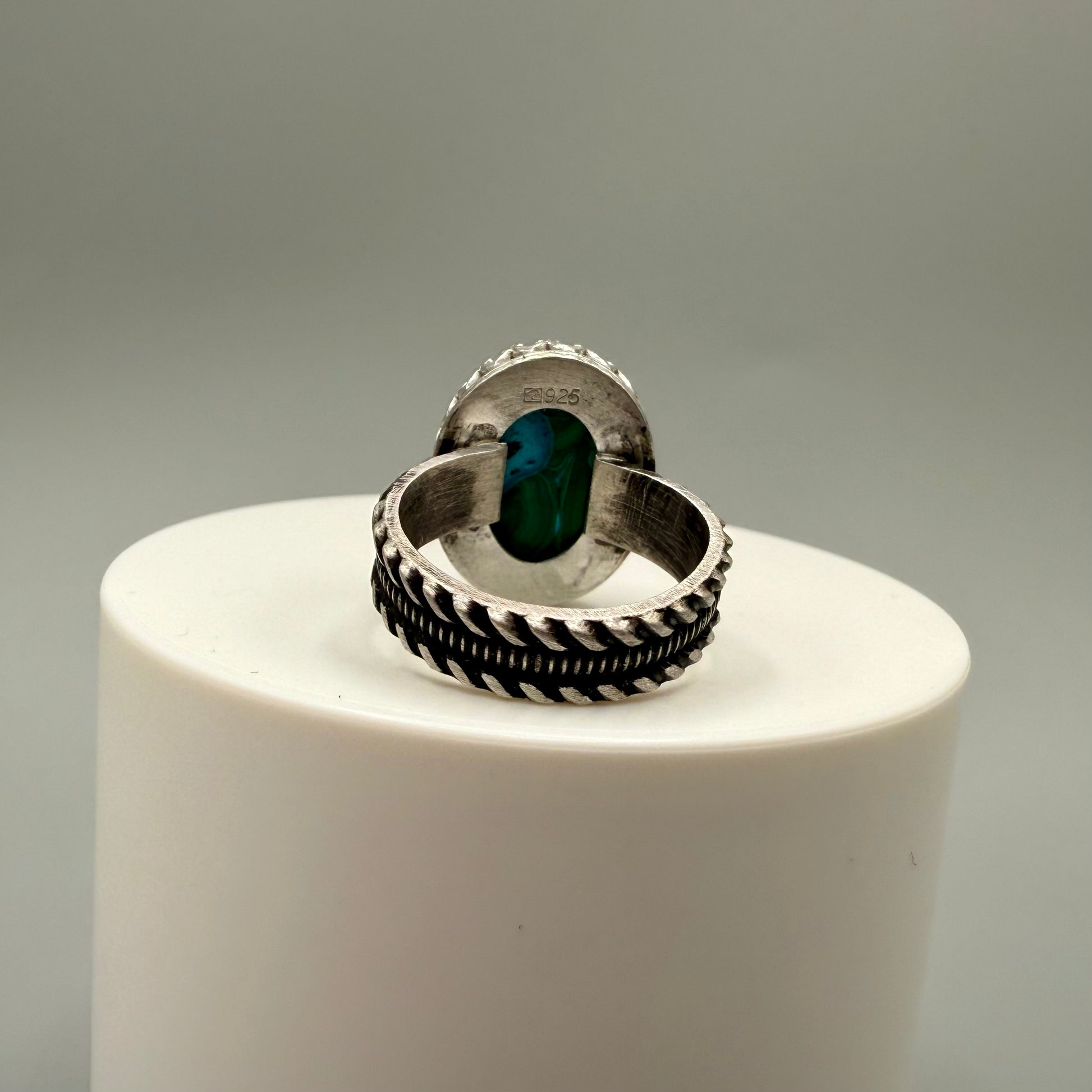 Chrysocolla Sterling Silver Ring