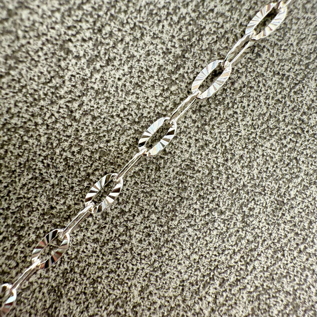 Green Dyed Agate Chainmaille Sterling Silver Necklace