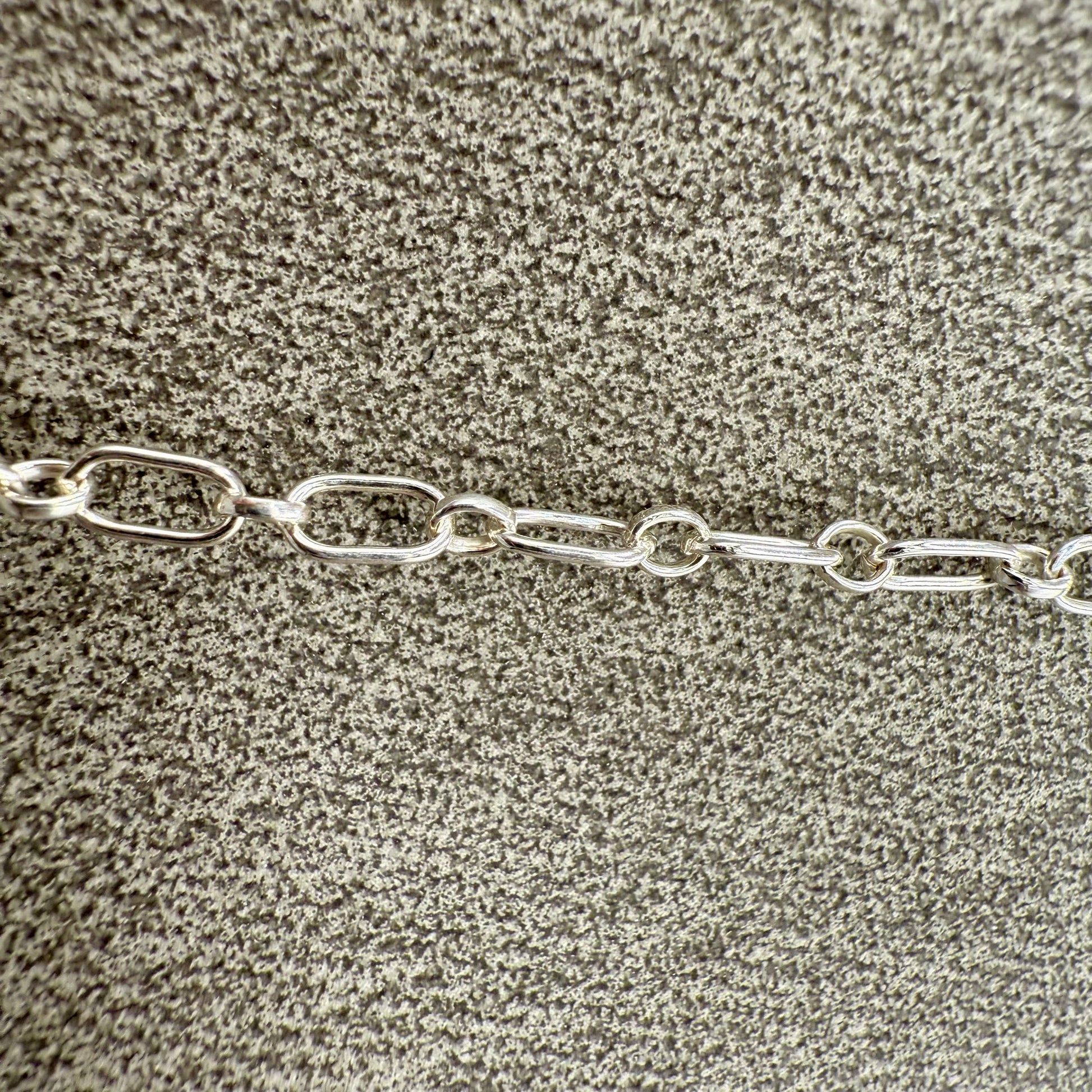 Brecciated Jasper Chainmaille Sterling Silver Necklace