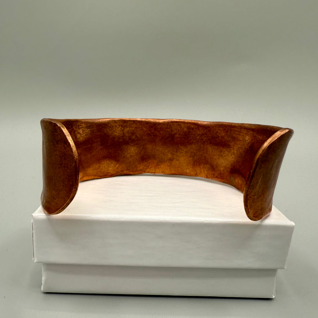 Hammered Copper Cuff Bracelet