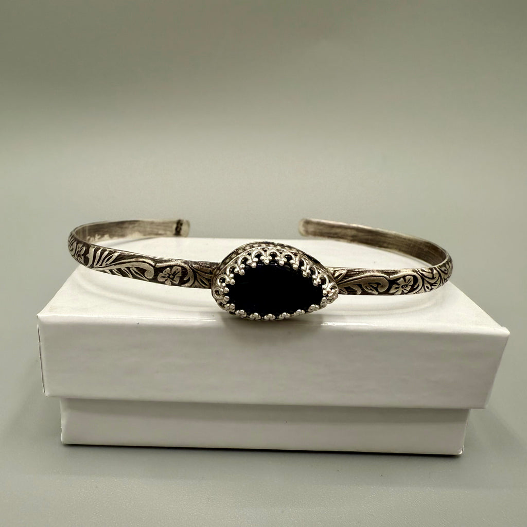 Labradorite Sterling Silver Cuff Bracelet