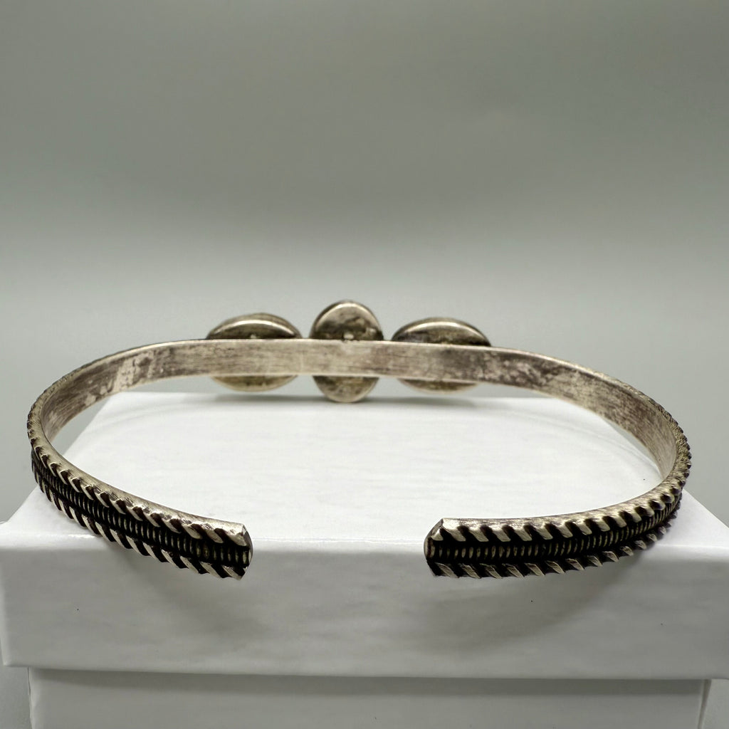 Jade Sterling Silver Cuff Bracelet