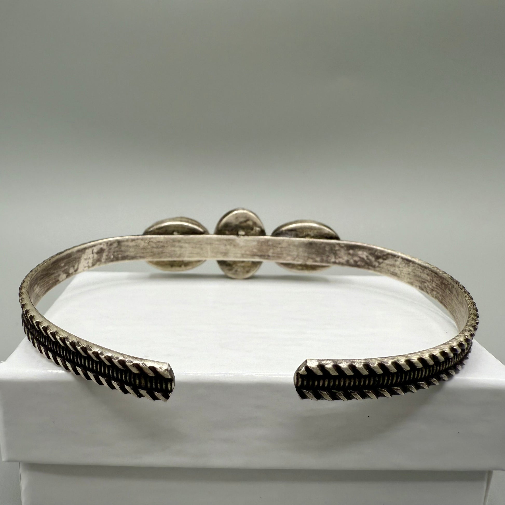 Jade Sterling Silver Cuff Bracelet