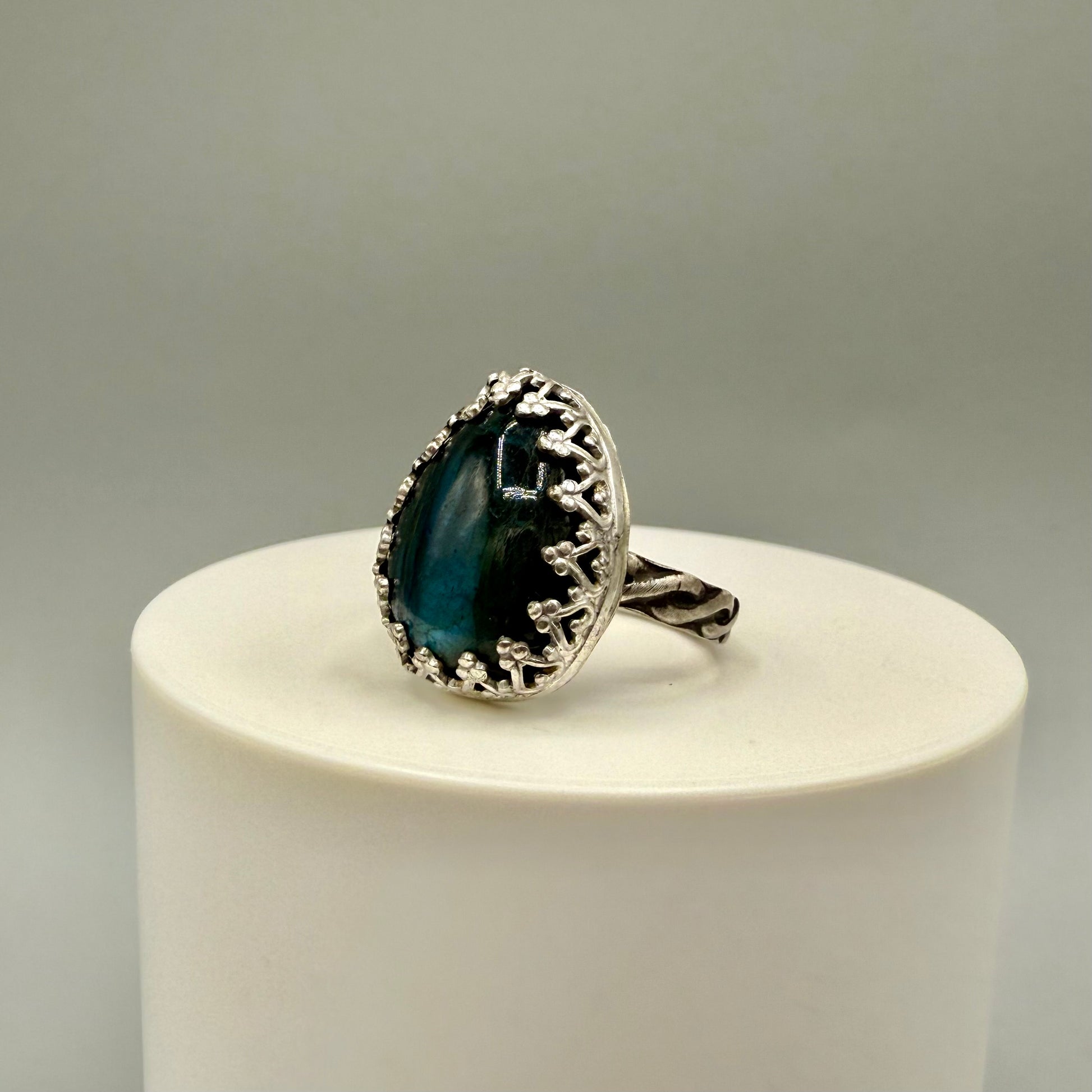Labradorite Sterling Silver Ring