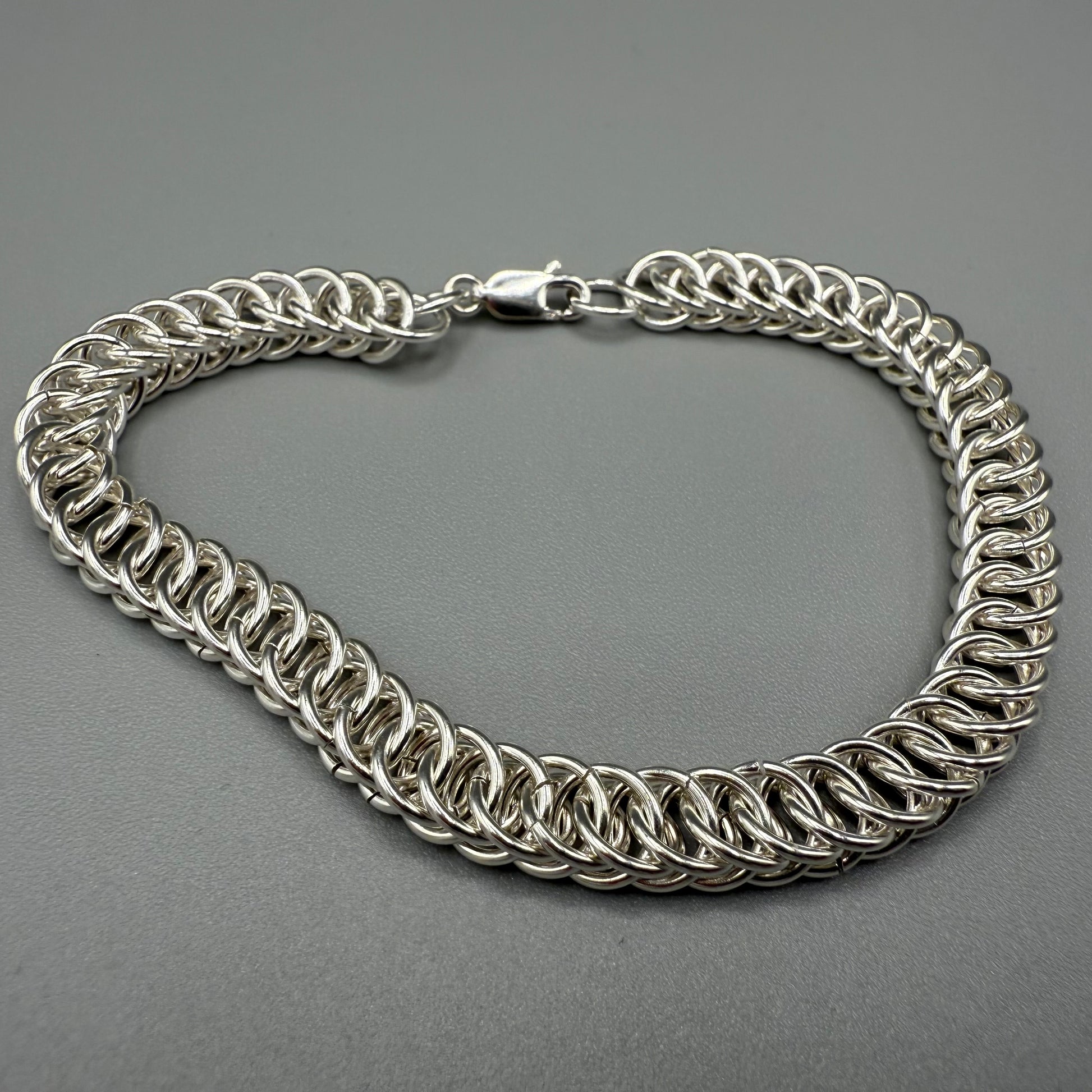 Half Persian Sterling Silver Bracelet