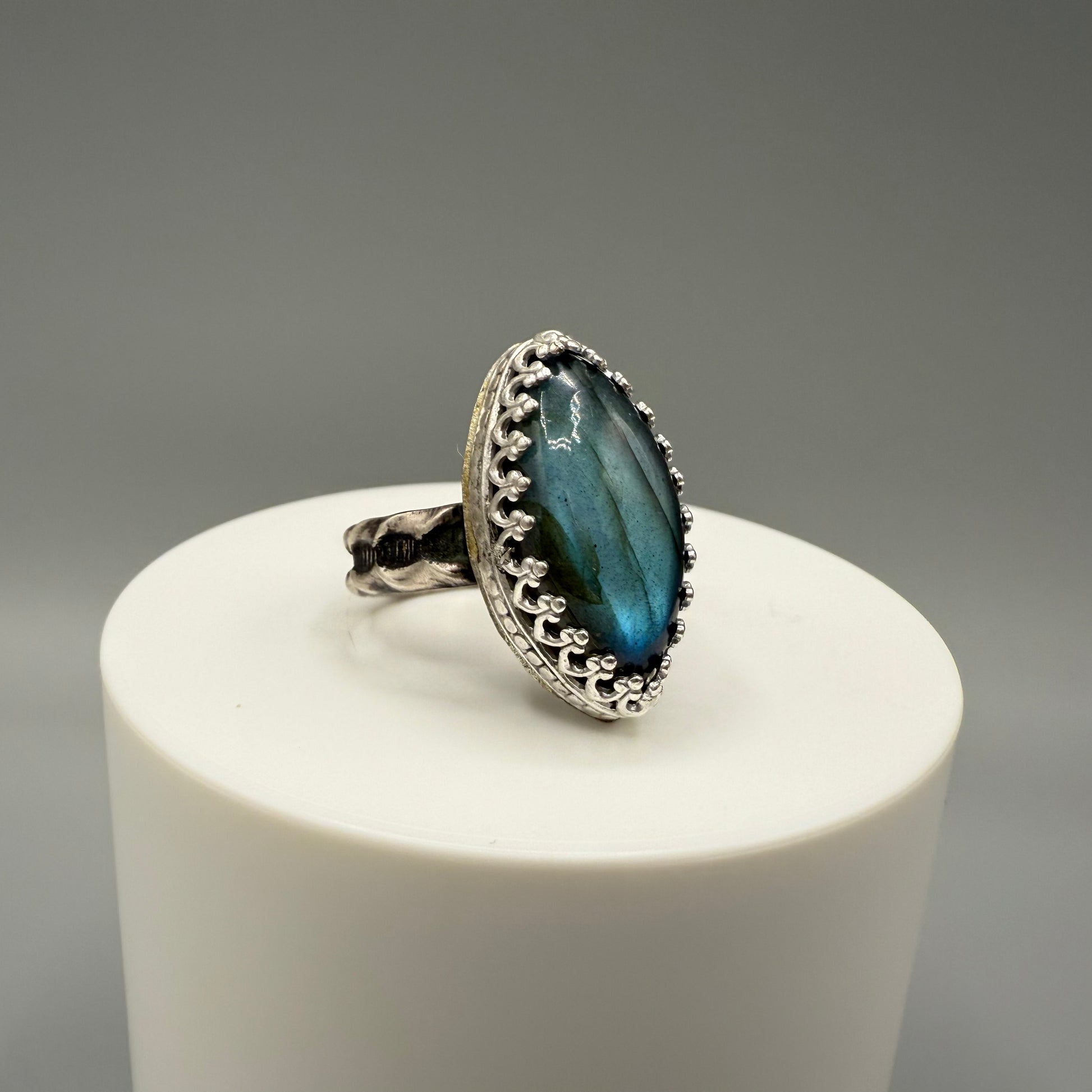 Labradorite Sterling Silver Ring