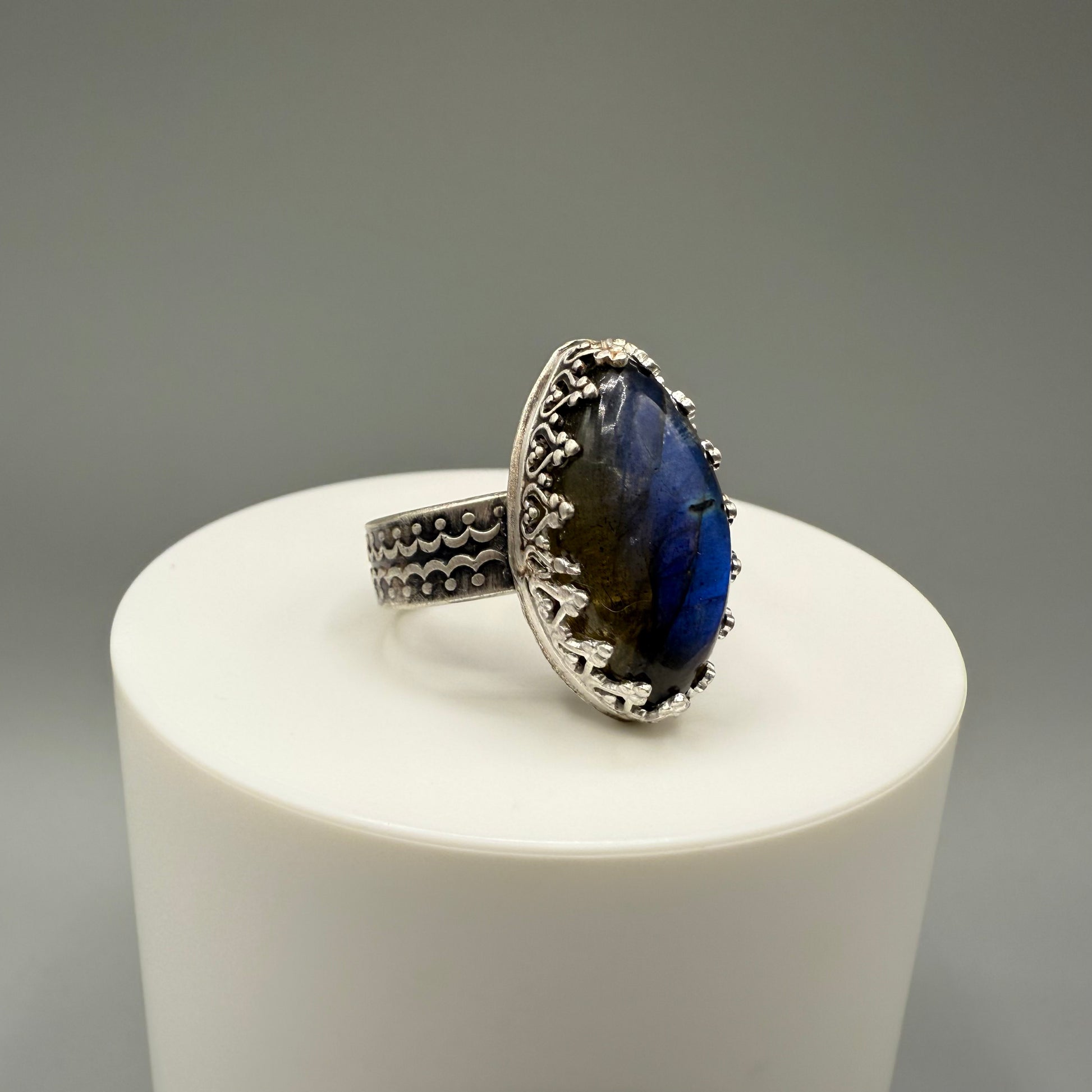 Labradorite Sterling Silver Ring