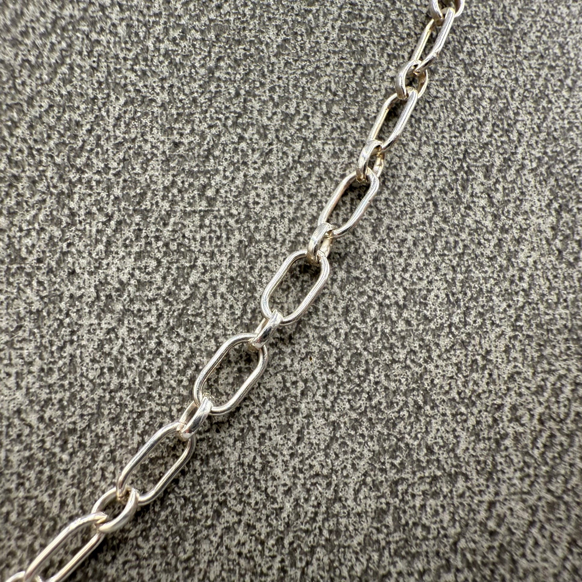Dyed Agate Sterling Silver Necklace