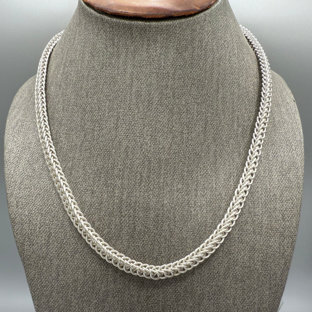 Half Persian Sterling Silver Necklace