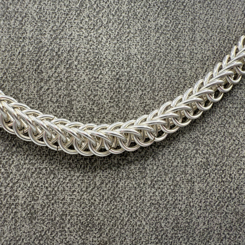 Half Persian Sterling Silver Necklace