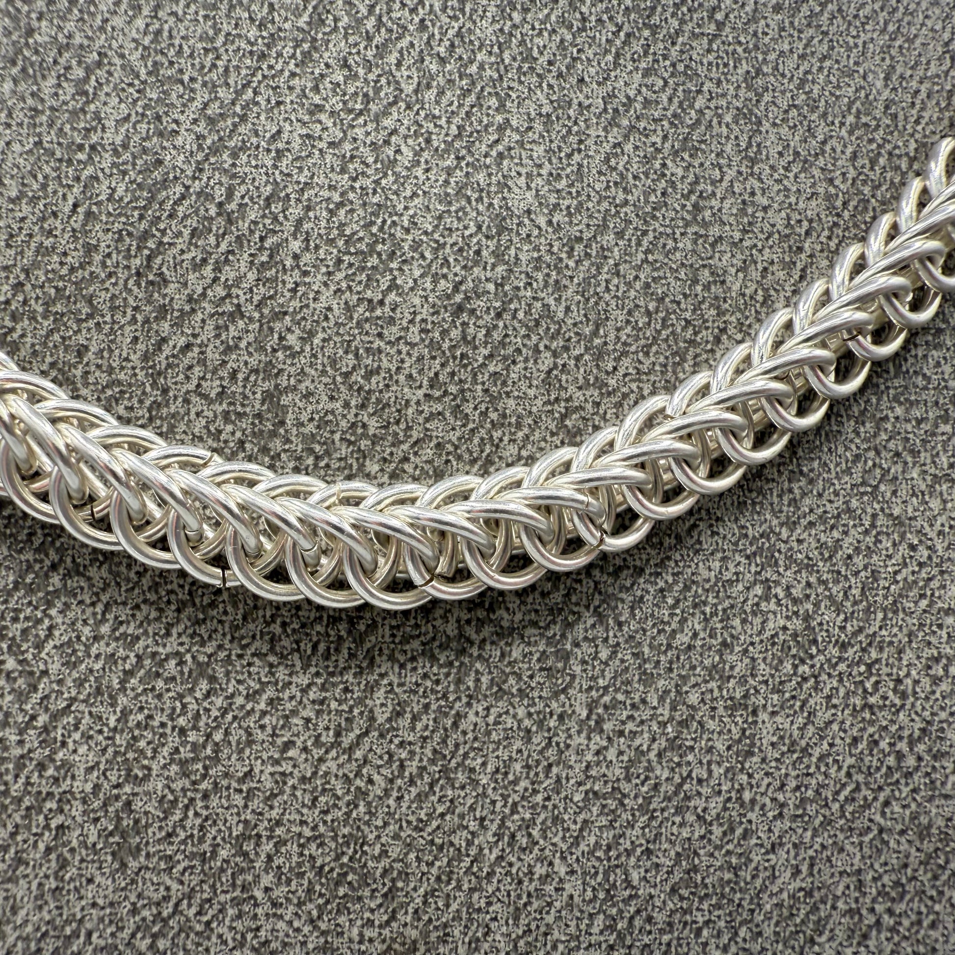 Half Persian Sterling Silver Necklace