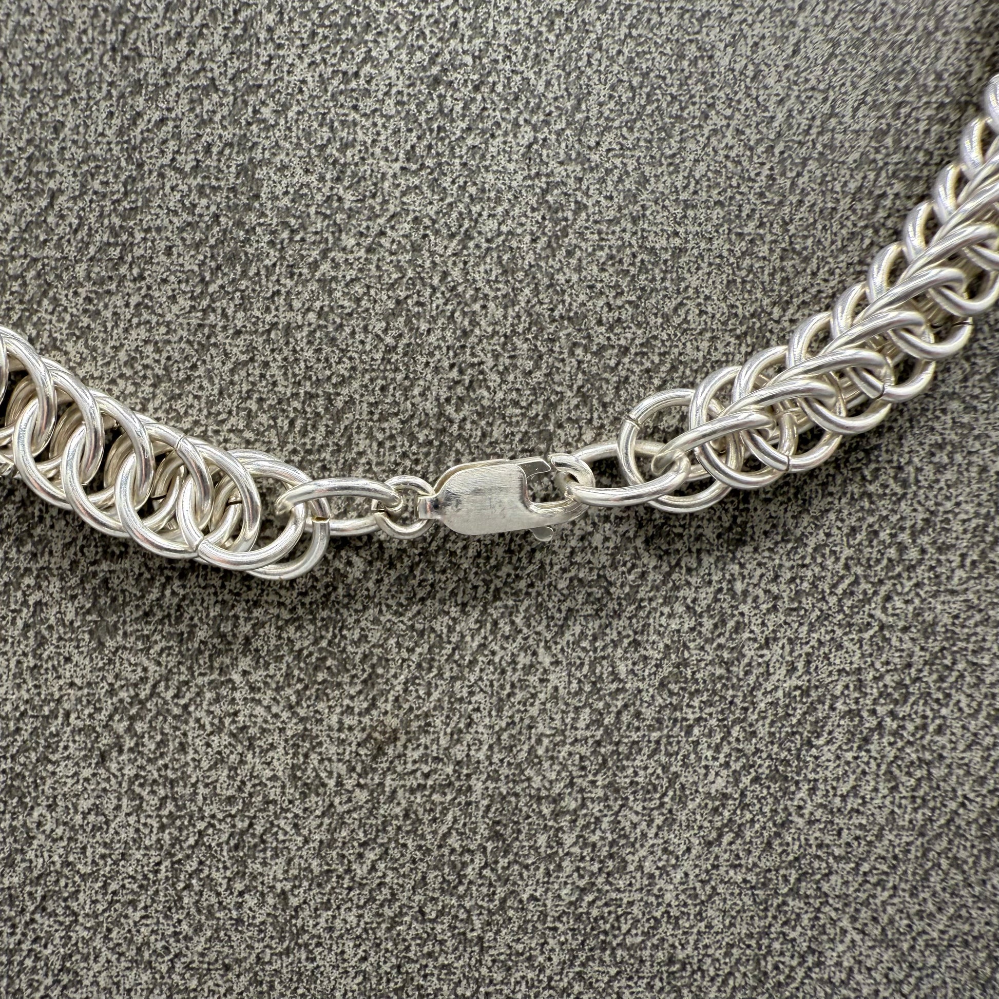 Half Persian Sterling Silver Necklace