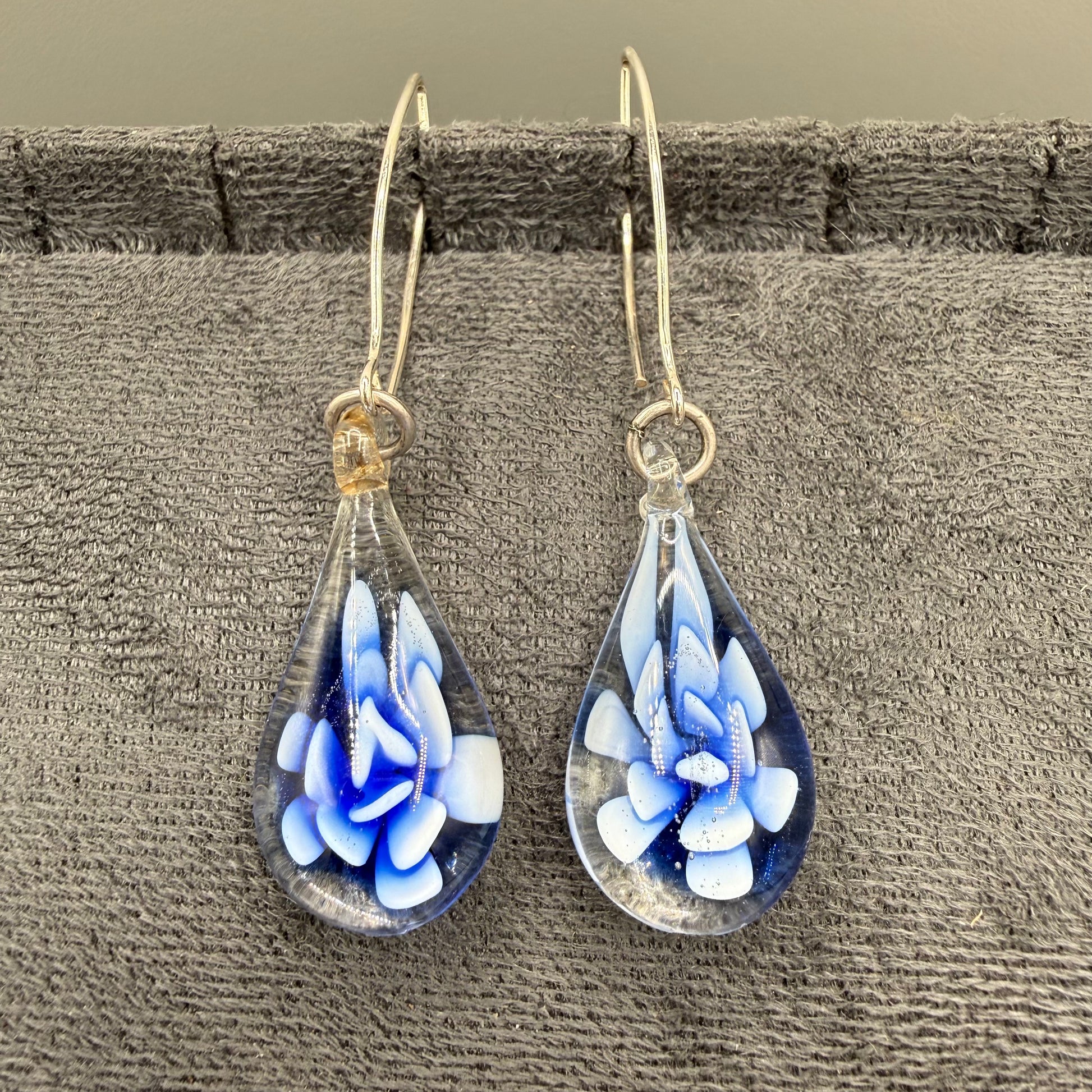 Colored Glass Earrings