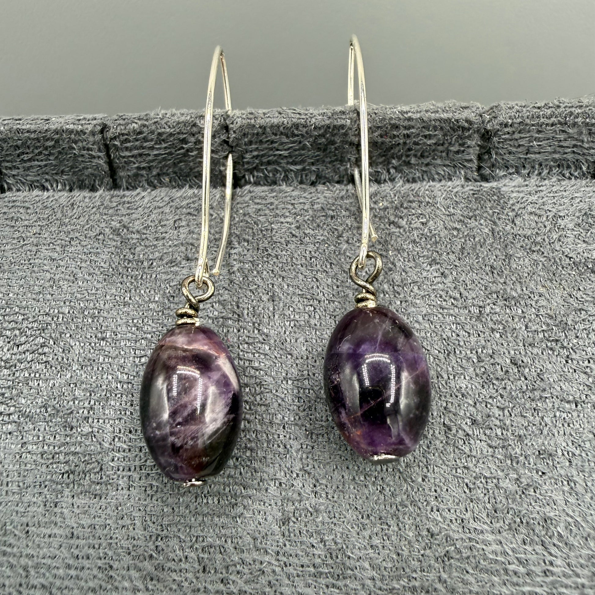 Amethyst Bead Earrings