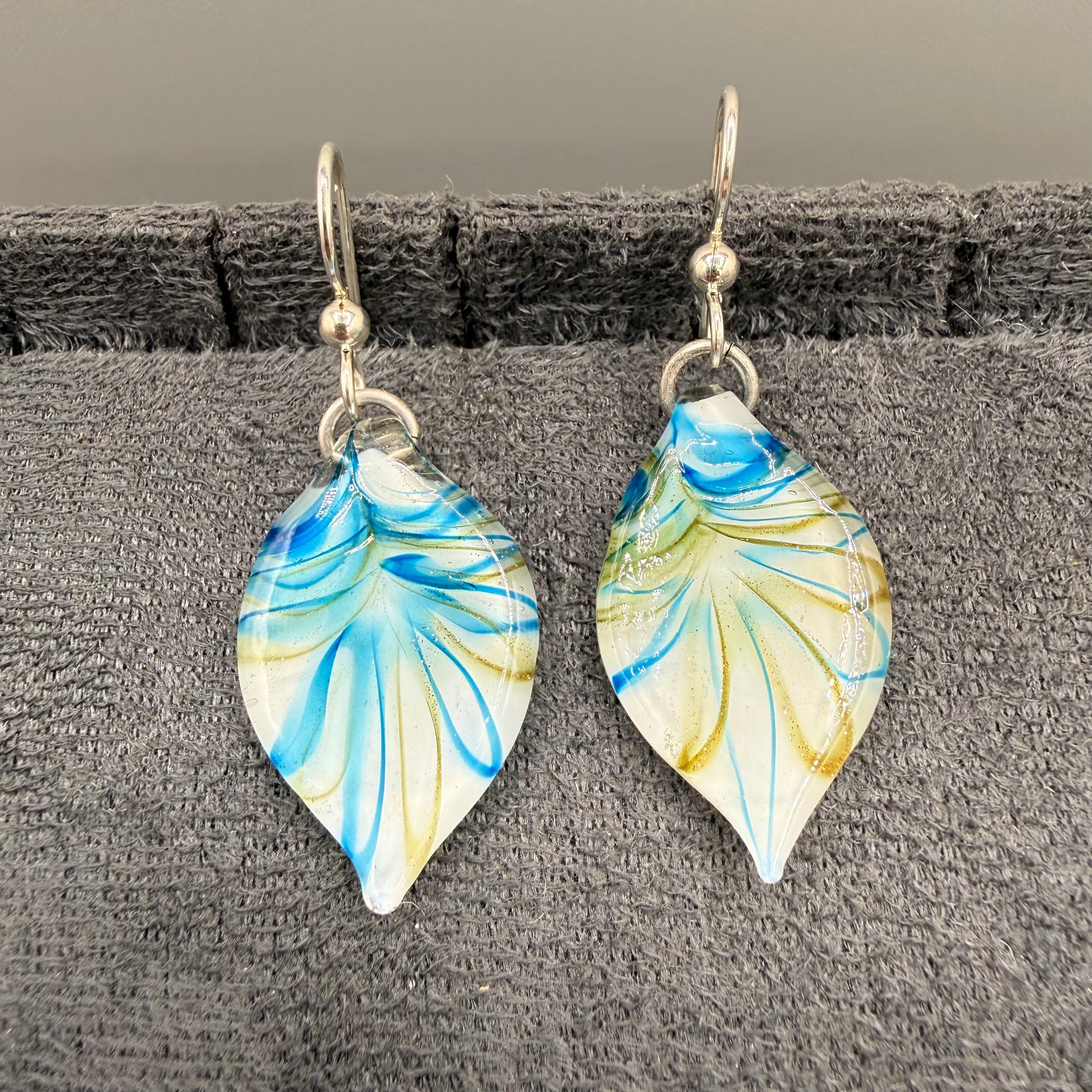 Colored Glass Earrings
