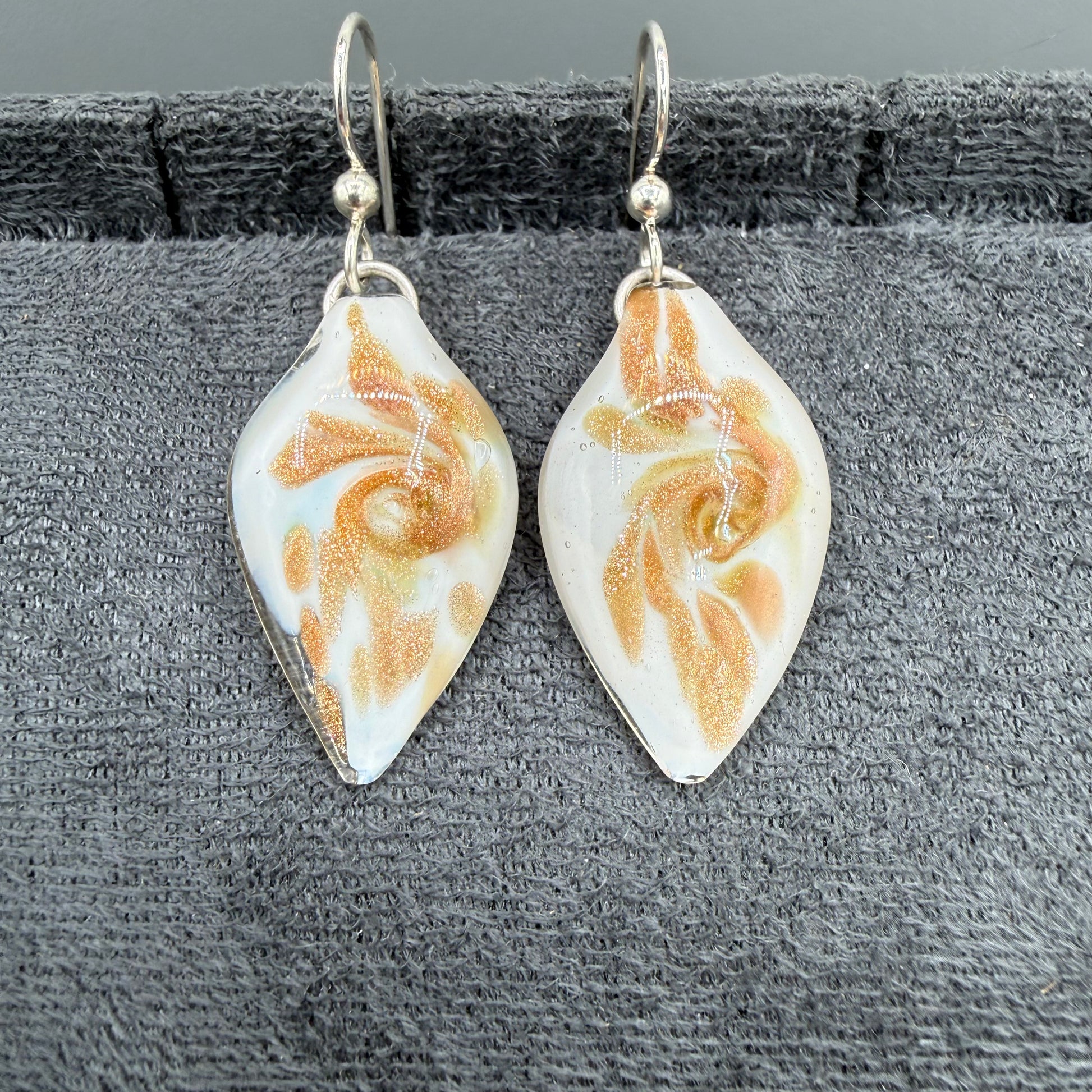 Colored Glass Earrings