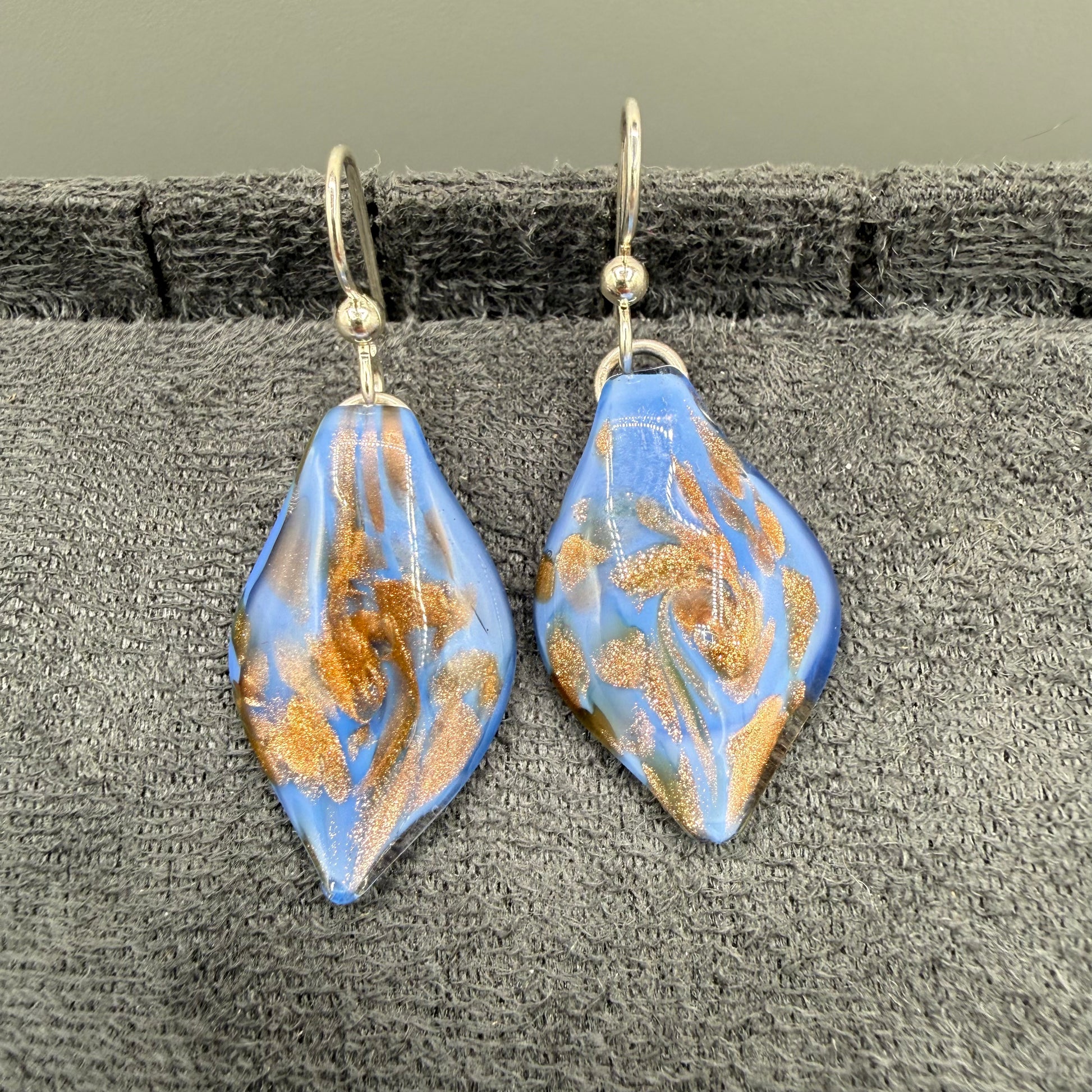Colored Glass Earrings