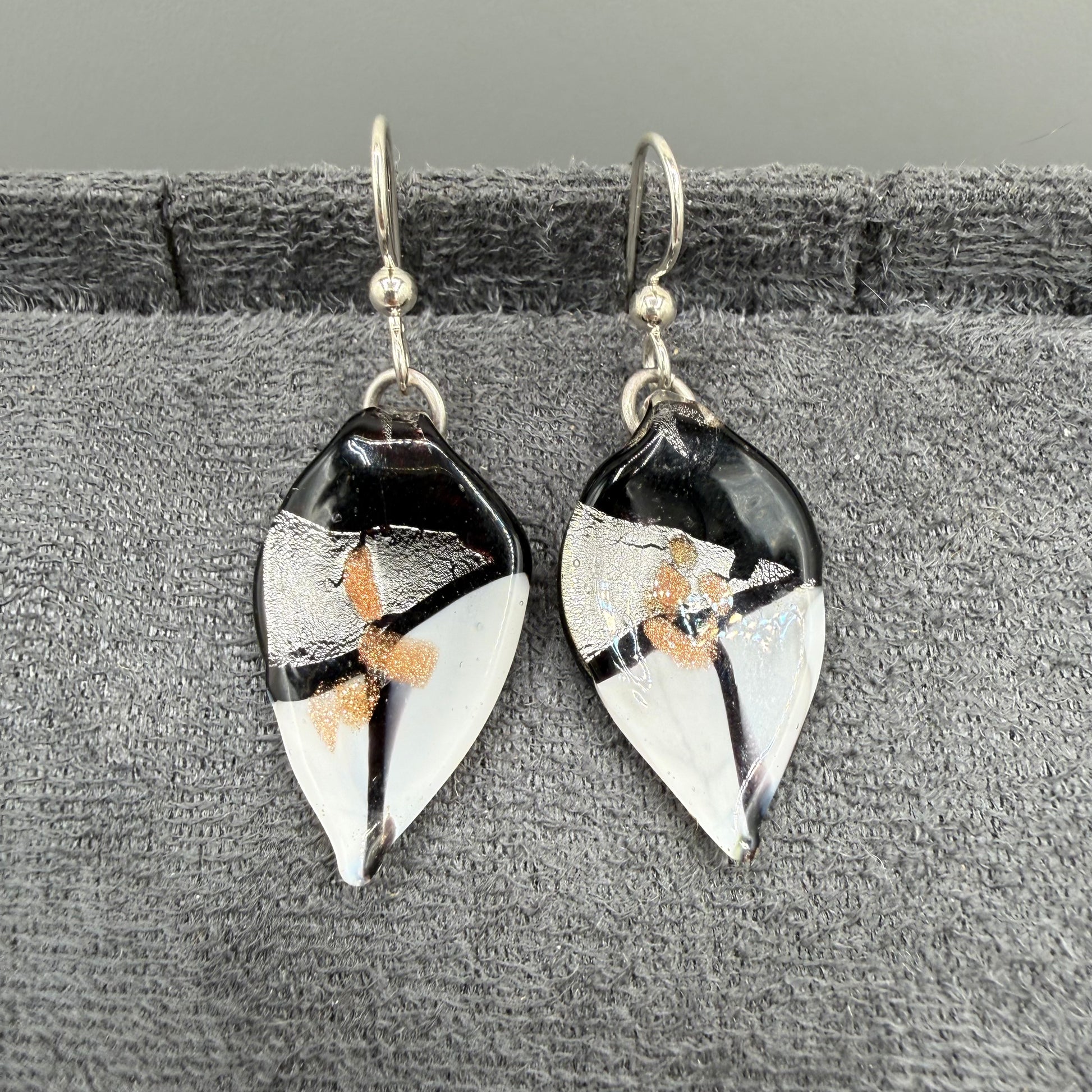 Colored Glass Earrings