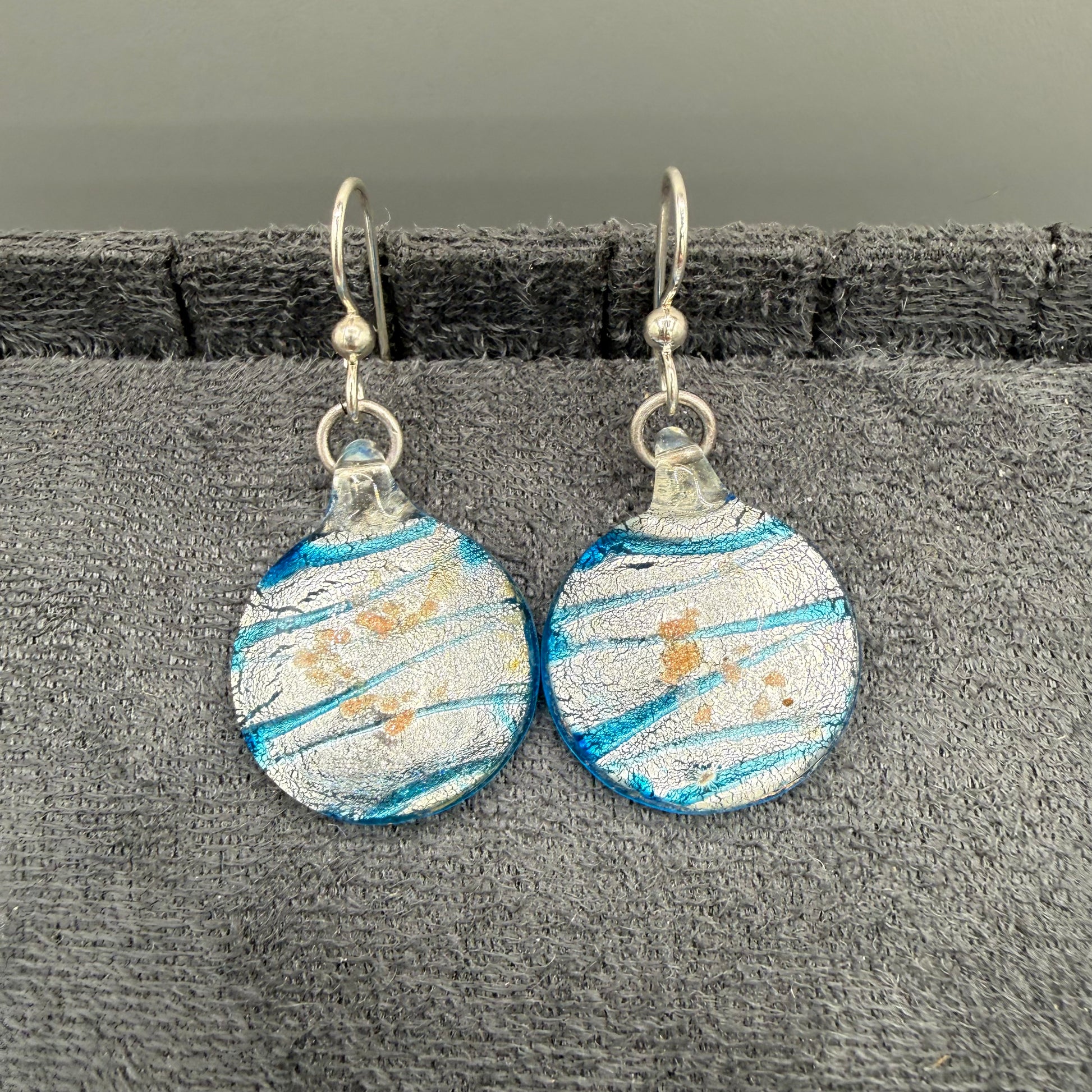 Colored Glass Earrings