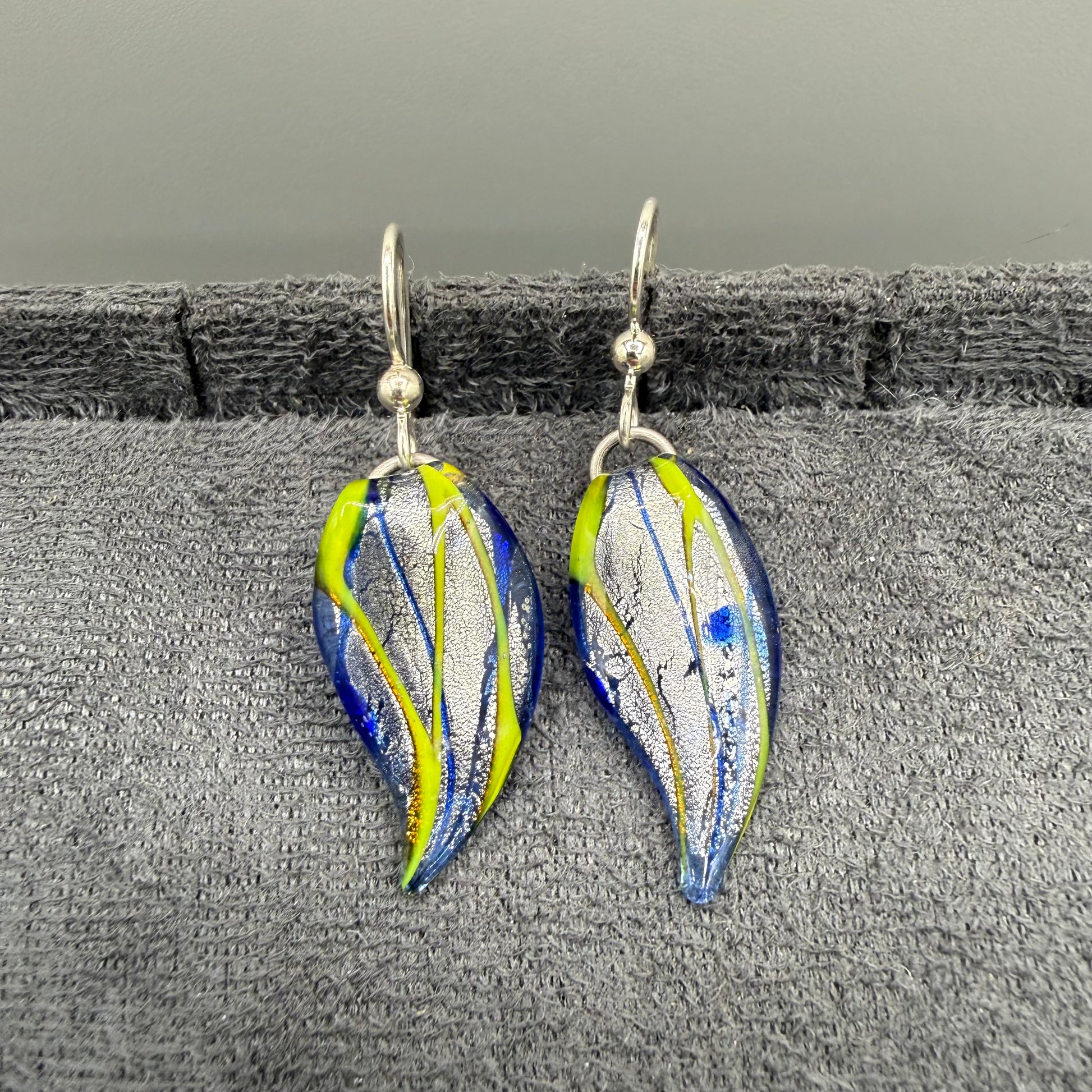 Colored Glass Earrings