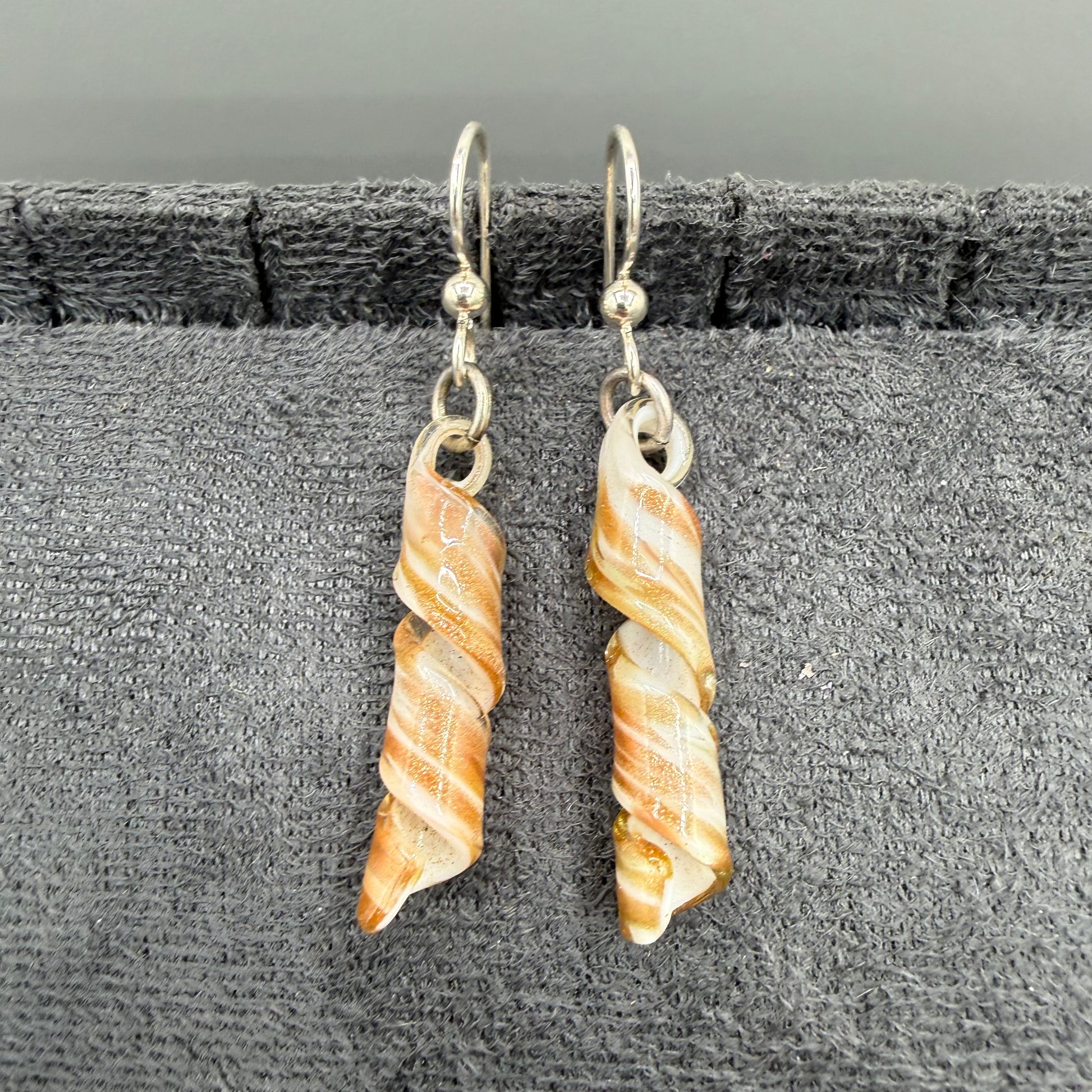 Colored Glass Earrings