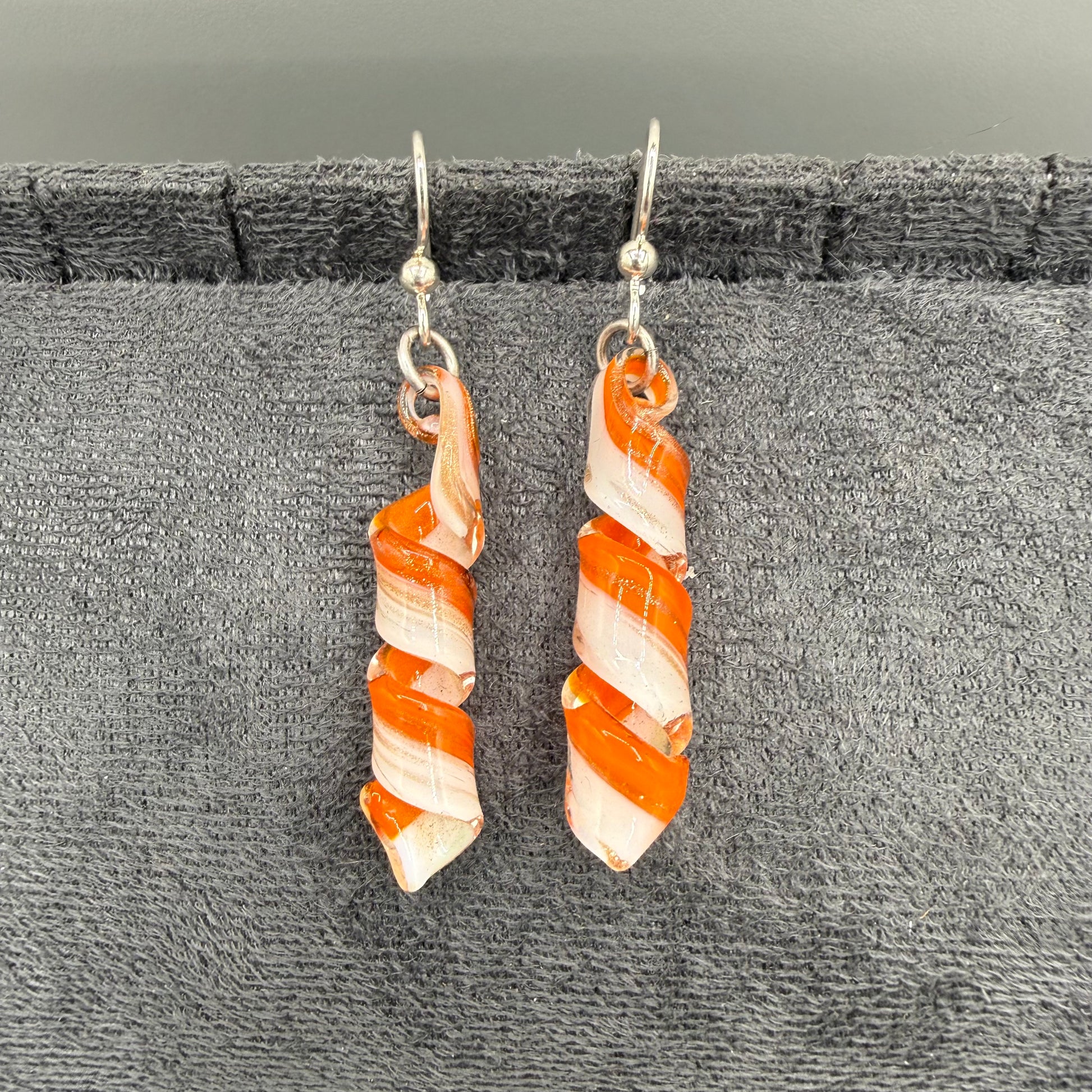 Colored Glass Earrings