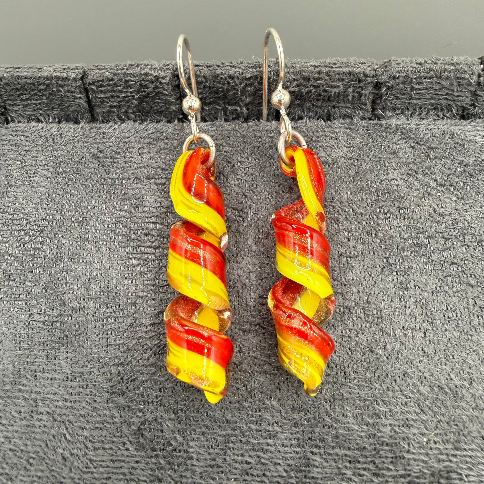 Colored Glass Earrings